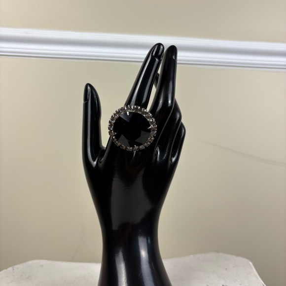 Black Statement Ring - Picture 3 of 6